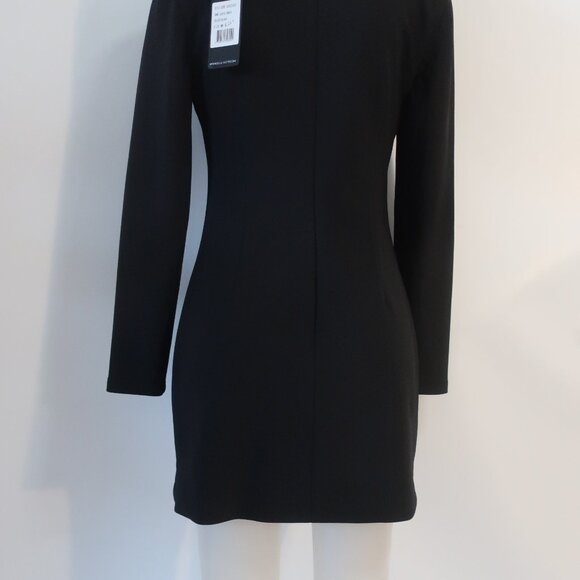 NWT Womens Elliatt Black Square Neck Alrles Mini Dress M - Picture 11 of 12